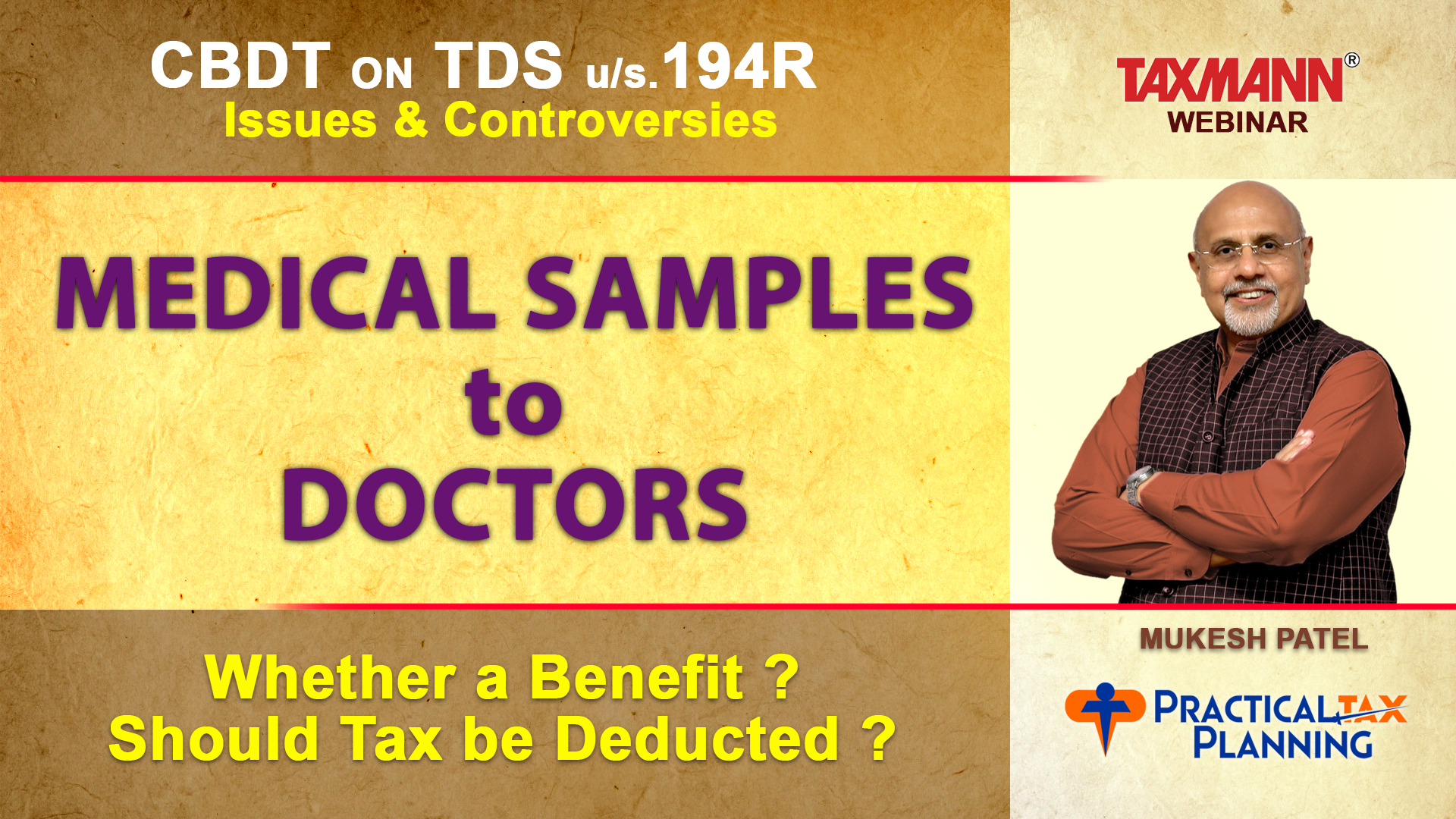 MEDICAL SAMPLES TO DOCTORS Is It Benefit Liable To TDS Tax 